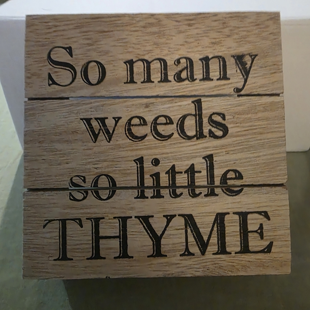 Wooden Herb Garden Sign
